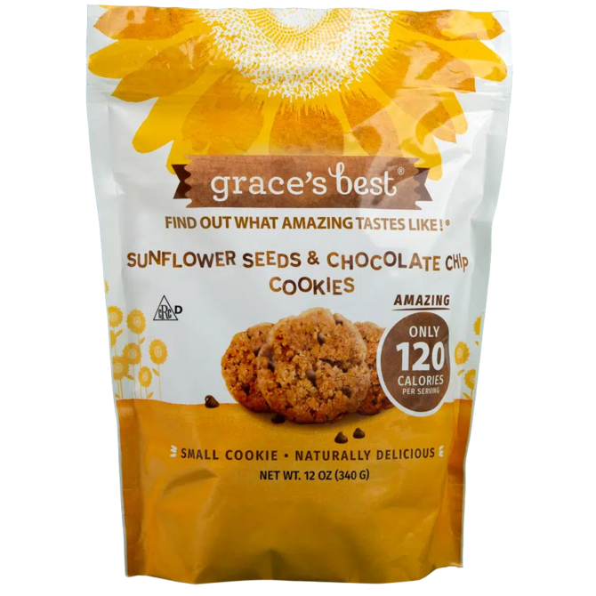 GRACE'S BEST COOKIES Sunflower Cookies - Chocolate Chip