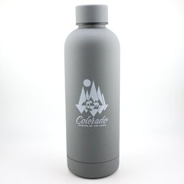 A&f Souvenir Water Bottle - Grey Colorado Mountains