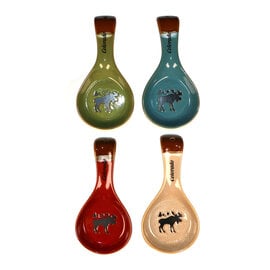 American Gift Corp SPOONREST-MOOSE DRIP GLAZE CO ASST