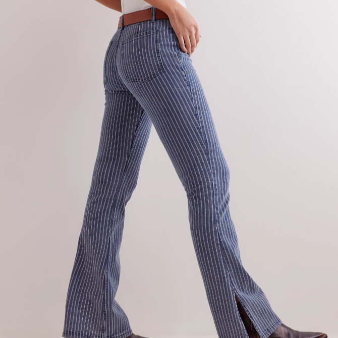 FREE PEOPLE Jean - Level Up Stripe