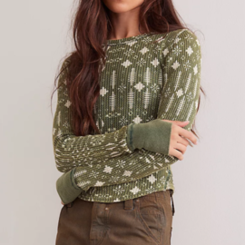 FREE PEOPLE Top - Pretty Little Thermal