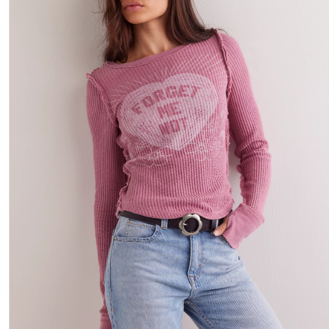 FREE PEOPLE Tee - Lucky Locket