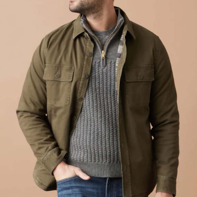 Flag & Anthem M Jacket - Stretch Flannel Lined