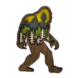 BARRY OWEN INC FIG-BIGFOOT/SCENE LAYERS WOOD