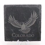 WESTERN WOODS Coaster - Eagle Slate Colorado WESTERN WOODS Coaster - Eagle Slate Colorado