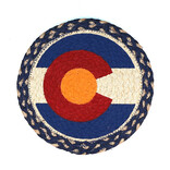Capitol Importing Co Swatch - Colorado Flag 10" Round