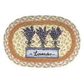 Capitol Importing Co OVAL-LAVENDER 10X15