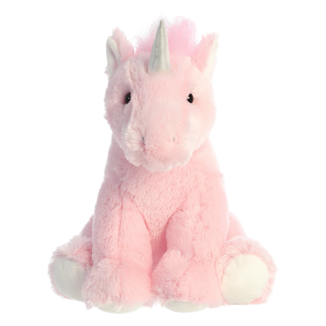 Pink Stuffed Unicorn - 14"