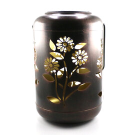 Regal Art And Gift Solar Lantern - Flower Gold Regal Art And Gift Solar Lantern - Flower Gold