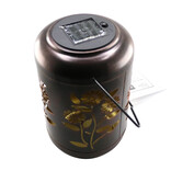 Regal Art And Gift Solar Lantern - Flower Gold