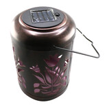 Regal Art And Gift Solar Lantern - Flower Red