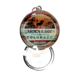 Garden of the Gods Stamp Keychain