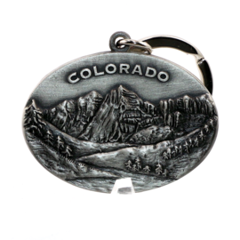 Pewter Colorado Keychain
