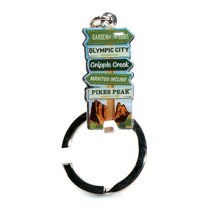 You Are Here Keychain