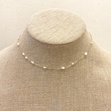 Chan Luu Necklace - Freeform White Pearl Mix
