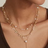 Chan Luu Necklace - Freeform White Pearl Mix
