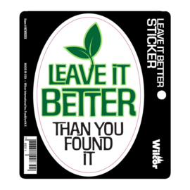 STICKER-LEAVE IT BETTEER
