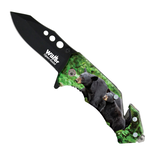 KNIFE-BLACK BEAR W/ CUB