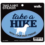 STICKER-TAKE A HIKE DOG