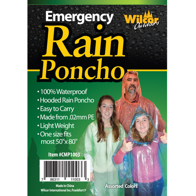 PONCHO-EMERGENCY