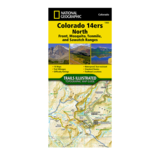 TRAIL MAP-CO 14ERS NORTH