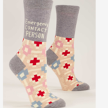 Blue Q W Socks - Emergency Contact
