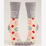 Blue Q W Socks - Emergency Contact