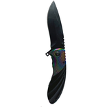 KNIFE-BLACK/RAINBOW 4.5"