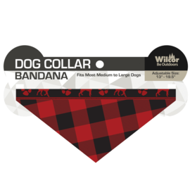 PET COLLAR/BANDANA-BUFFALO PLAID