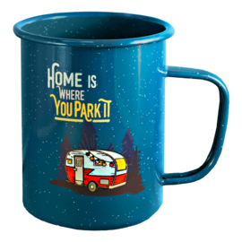 MUG-HOME PARK IT TALL ENAMEL 24OZ