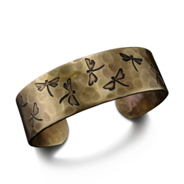Anju Jewelry Bracelet Cuff - Dragonfly Brass