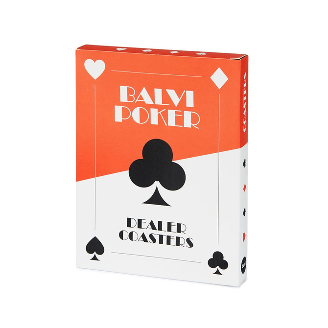 BALVI COASTER SET-Dealer Card Suits