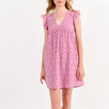 MOLLY BRACKEN Woven Mini Dress - Flutter