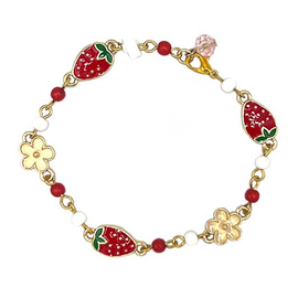 BARRY OWEN JEWELRY Bracelet - Strawberry/Flower