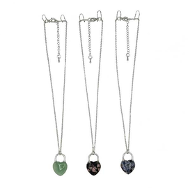 BARRY OWEN JEWELRY Necklace - Gemstone Heart