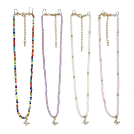 BARRY OWEN JEWELRY Necklace - Butterfly Crystal Beaded