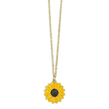 BARRY OWEN JEWELRY Necklace - Sunflower Enamel