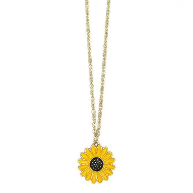 BARRY OWEN JEWELRY Necklace - Sunflower Enamel