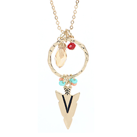 BARRY OWEN JEWELRY Necklace - Arrowhead Multi-Bead