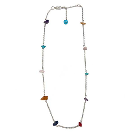 BARRY OWEN JEWELRY Necklace - Multi Stone Chain