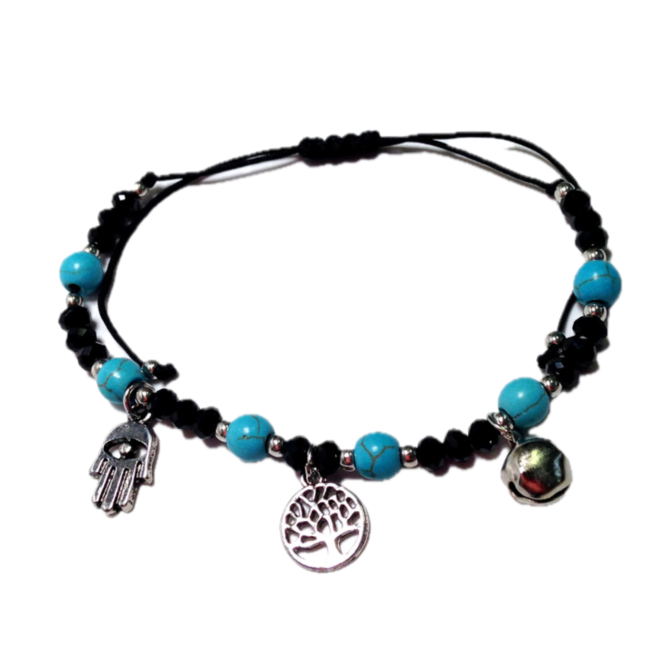 BARRY OWEN JEWELRY Bracelet - Turquoise w/ Charms