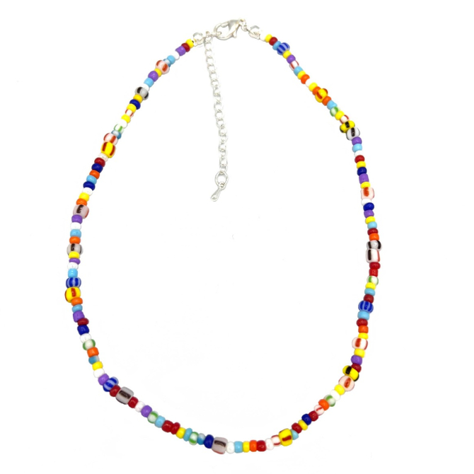 BARRY OWEN JEWELRY Necklace - Multi Color Beaded