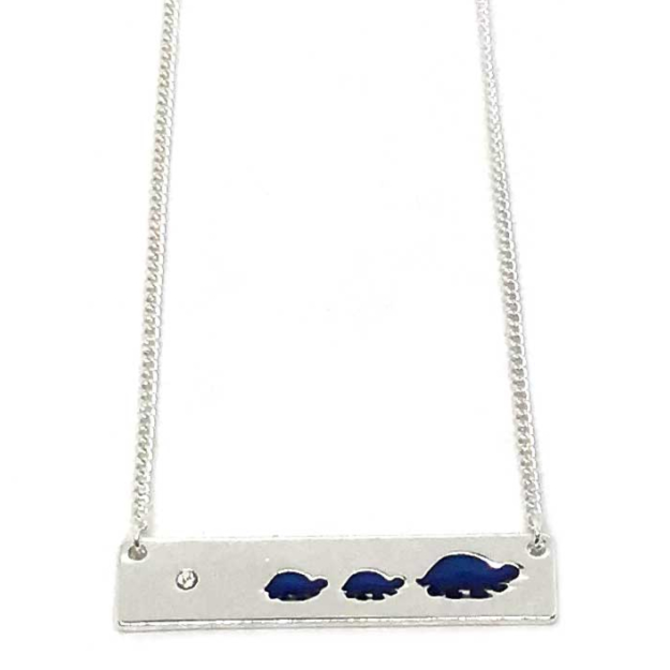 BARRY OWEN JEWELRY Necklace - Mood Bar w/ Turtles
