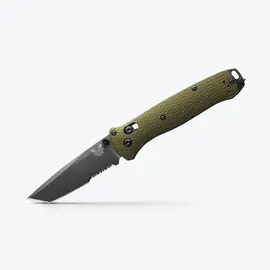 BENCHMADE KNIFE-Bailout Tanto Axis Green Serrated