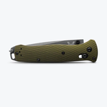 BENCHMADE KNIFE-Bailout Tanto Axis Green Serrated