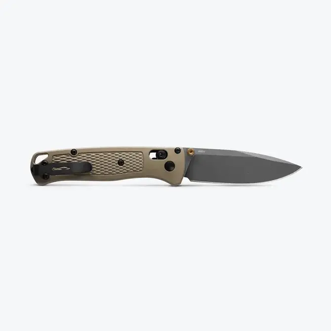 BENCHMADE KNIFE-Bugout Axis Drop Point Gray