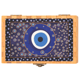 BENJAMIN INTERNATIONAL BOX-Evil Eye Tarot Card Wooden