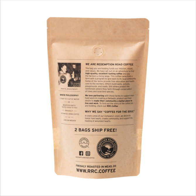 REDEMPTION ROAD COFFEE COFFEE-BRAZIL 1LB