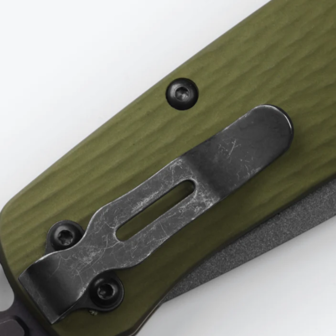 BENCHMADE KNIFE-Bailout Tanto Axis Dark Green