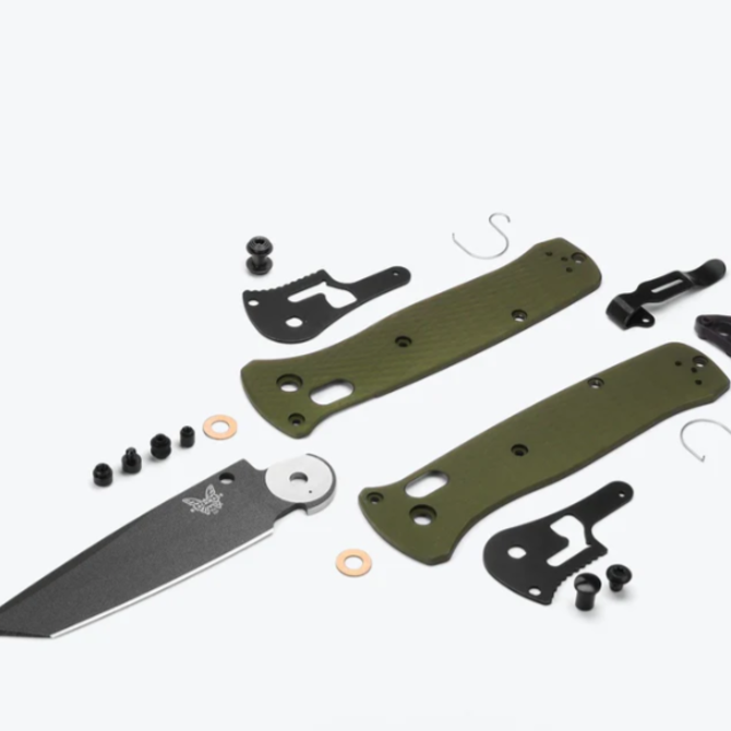 BENCHMADE KNIFE-Bailout Tanto Axis Dark Green